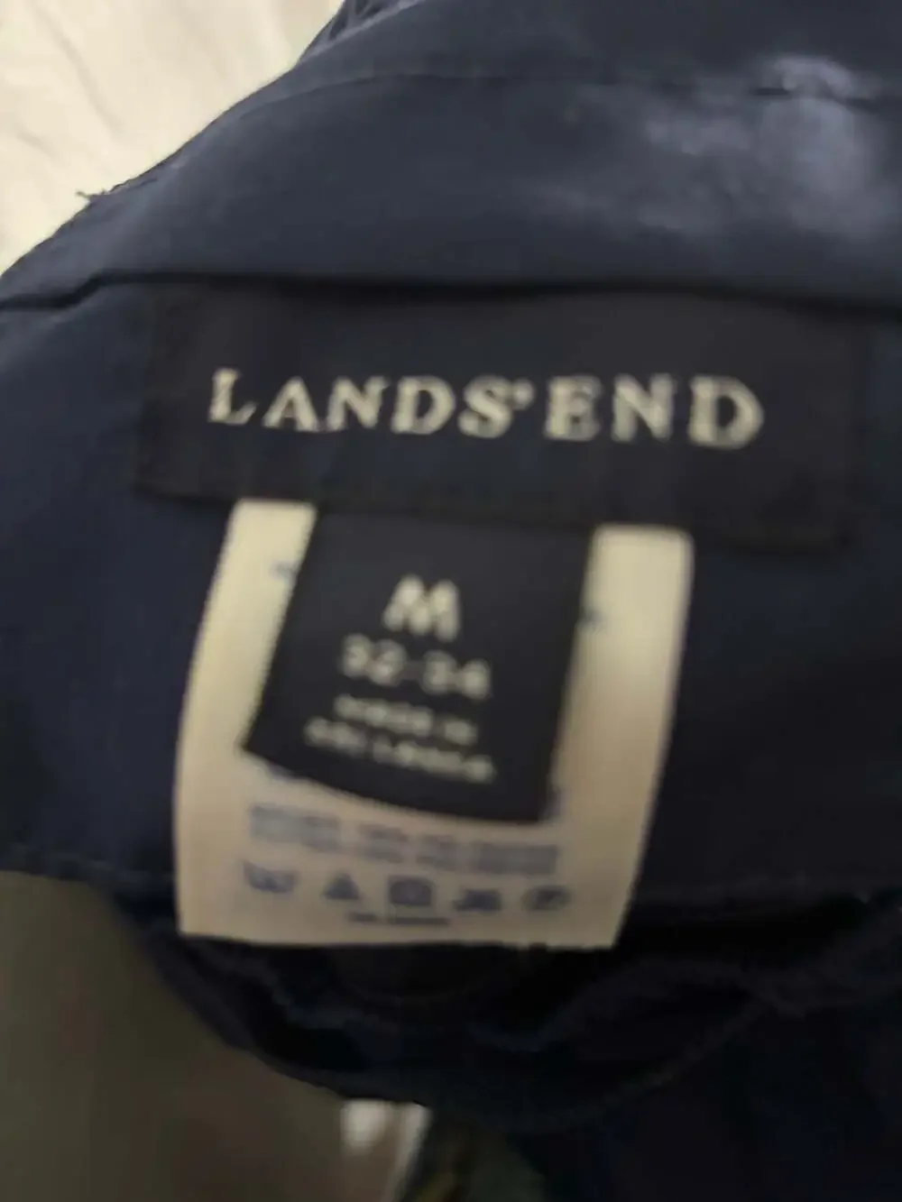 Lands' End Men's Cargo Hiking Shorts with Elastic Waist
